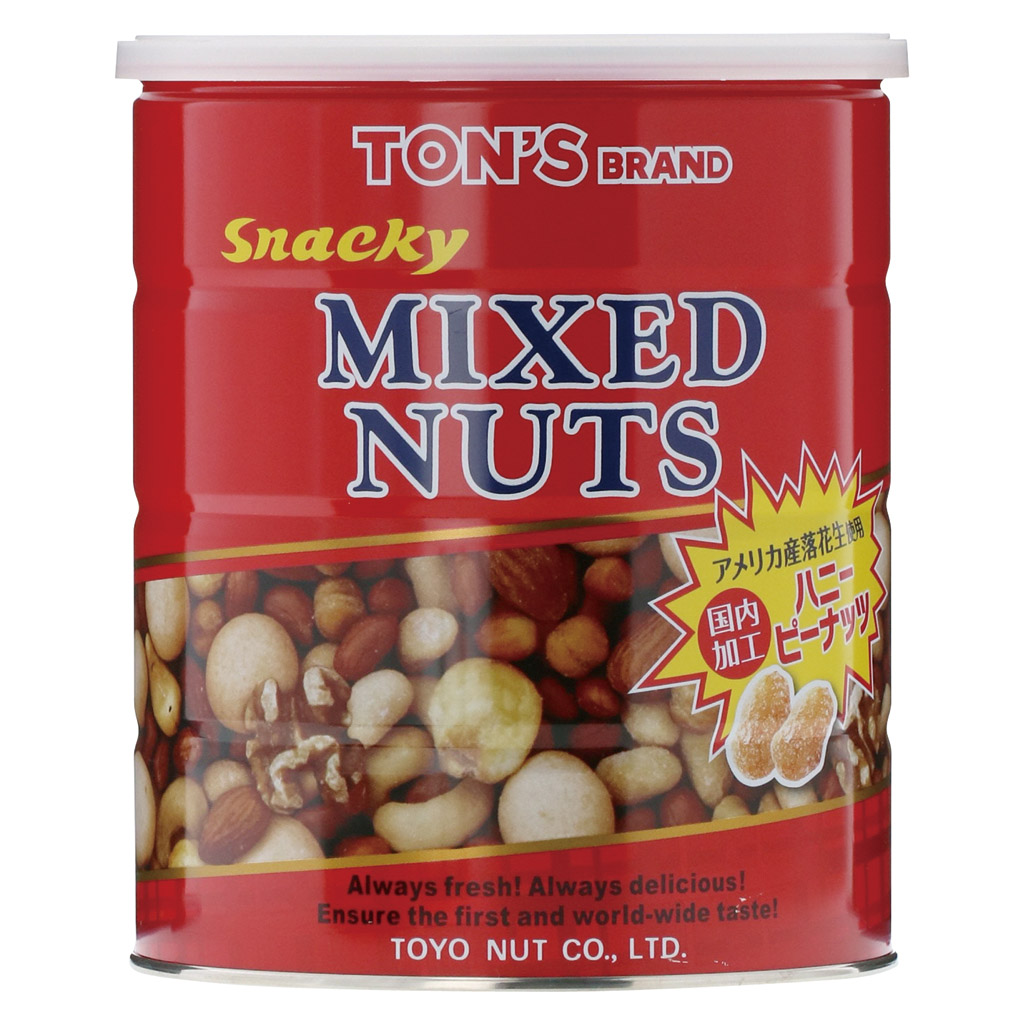トン スナッキー ミックスナッツ ６５０ｇ 缶(１個)