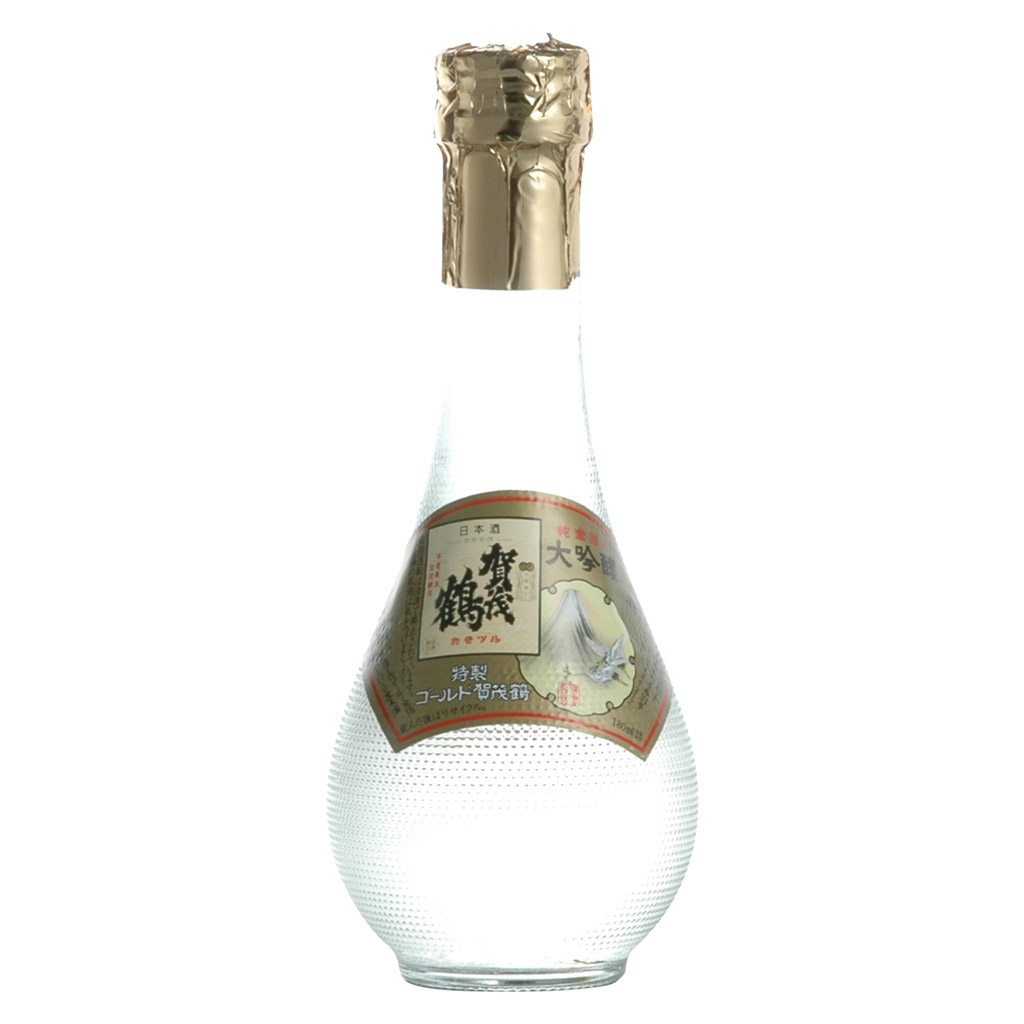 特製ゴールド賀茂鶴 大吟醸 １８０ｍｌ 丸瓶(３本入り)