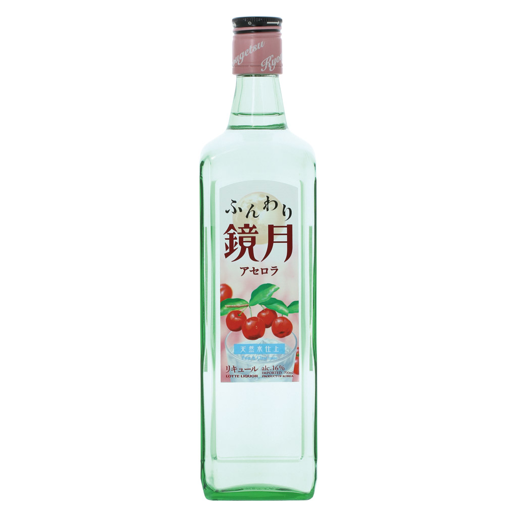 サントリー ふんわり鏡月 ライチ 16度 [瓶] 700ml x 12本[ケース販売] 送料無料(沖縄対象外) [サントリー 大韓民国 リキュール 16GZLT]