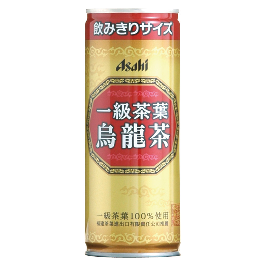 アサヒ飲料 一級茶葉烏龍茶 送料無料 茶飲料 245g缶×30本入