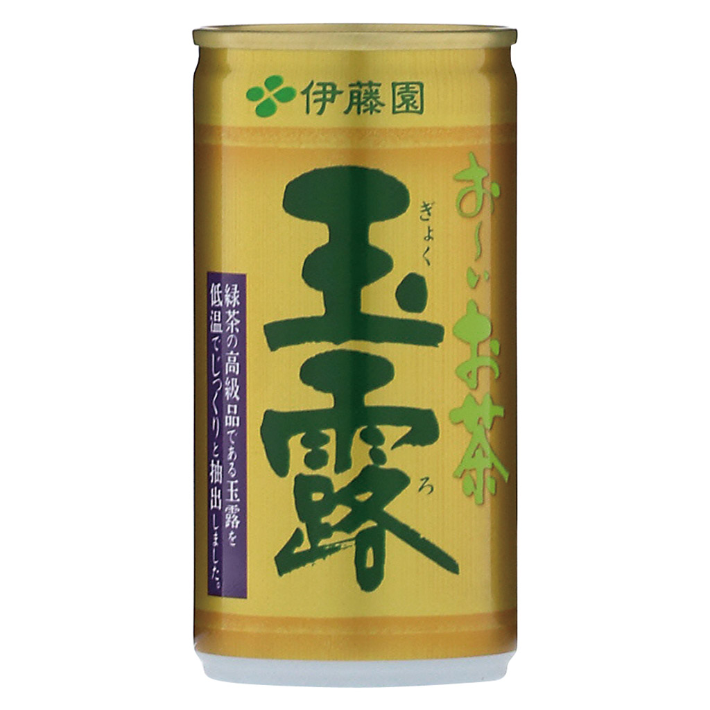 お〜いお茶 玉露 缶 190g(30本入り)